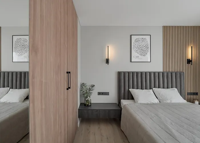 Nature Park Near River, Modern 2bed, Fast Wi-fi, Kitchen Oven * 维尔纽斯